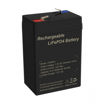 TalentCell 6V 6Ah LiFePO4 Battery Pack with Charger UK